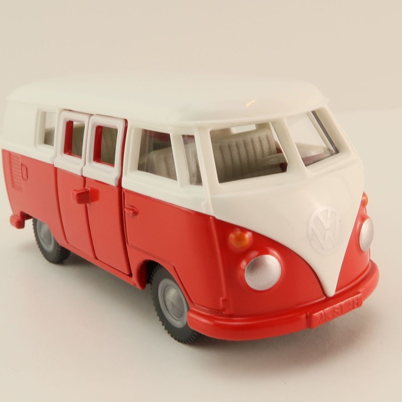 Siku 2361 - Volkswagen VW T1 Transporter Bus White Red - Scale 1:50