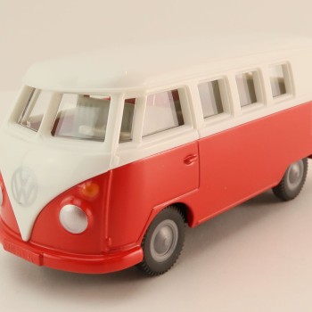 Siku 2361 - Volkswagen VW T1 Transporter Bus White Red - Scale 1:50