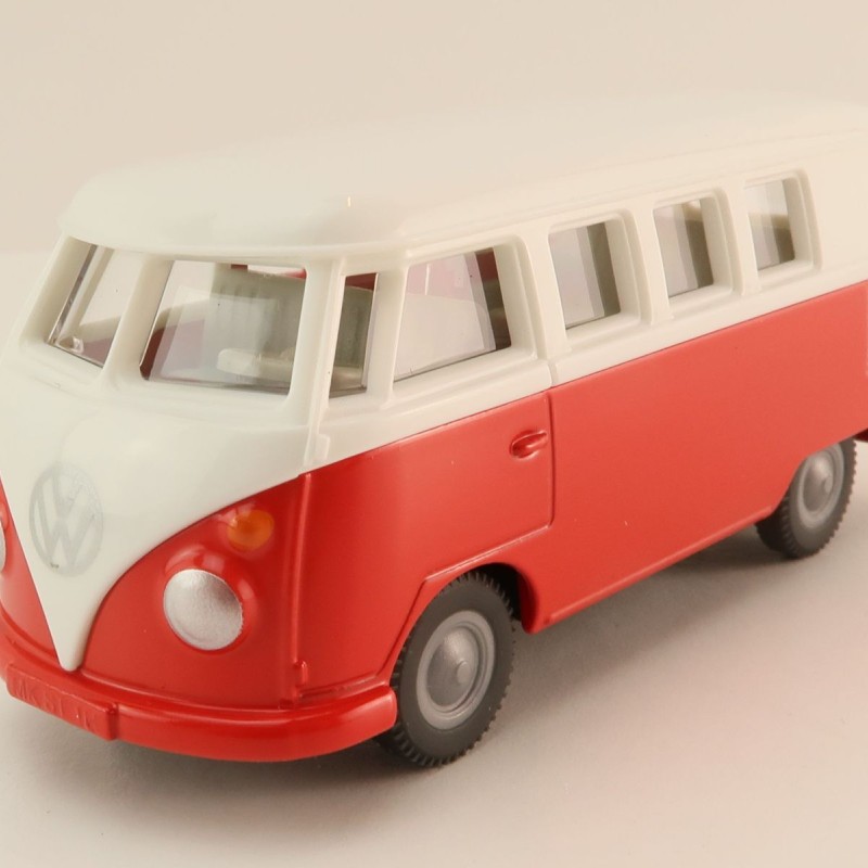 Siku 2361 - Volkswagen VW T1 Transporter Bus White Red - Scale 1:50