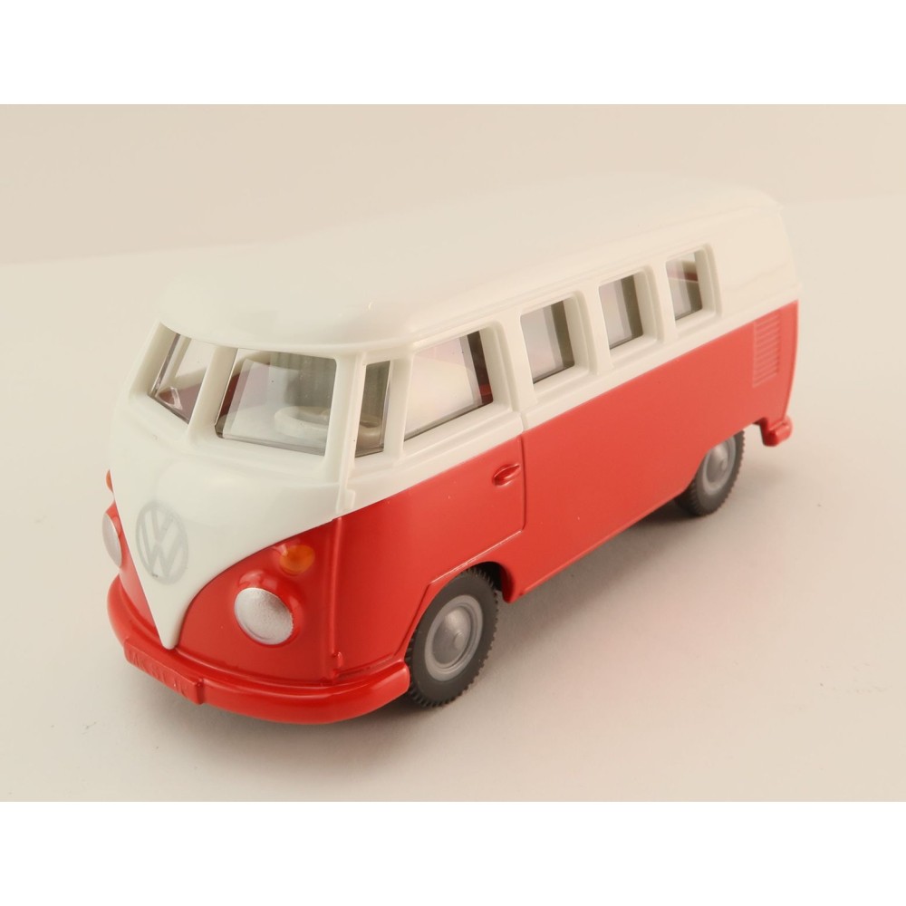 Siku 2361 - Volkswagen VW T1 Transporter Bus White Red - Scale 1:50