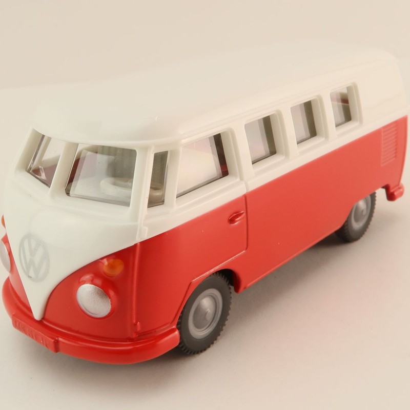 Siku 2361 - Volkswagen VW T1 Transporter Bus White Red - Scale 1:50