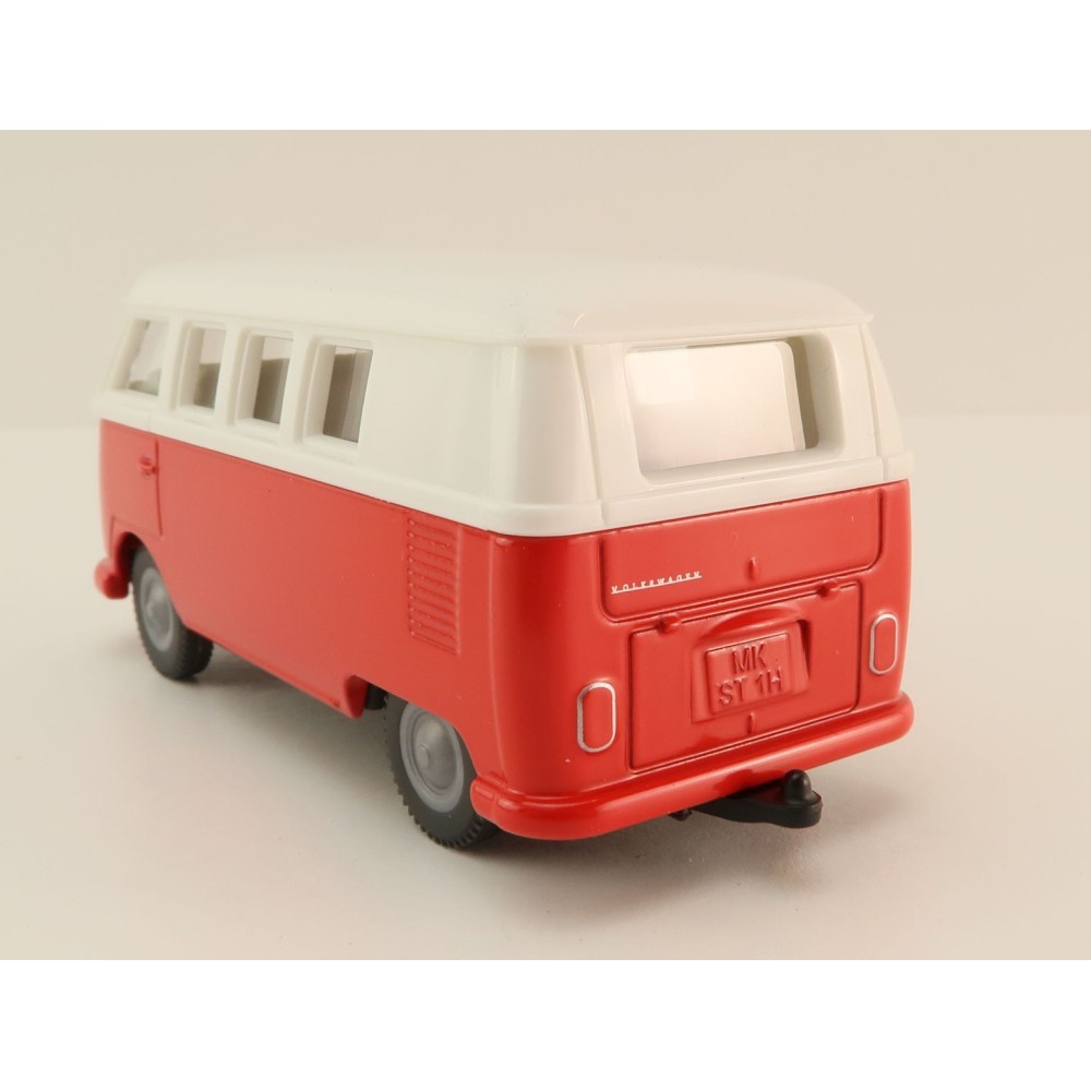 Siku 2361 - Volkswagen VW T1 Transporter Bus White Red - Scale 1:50