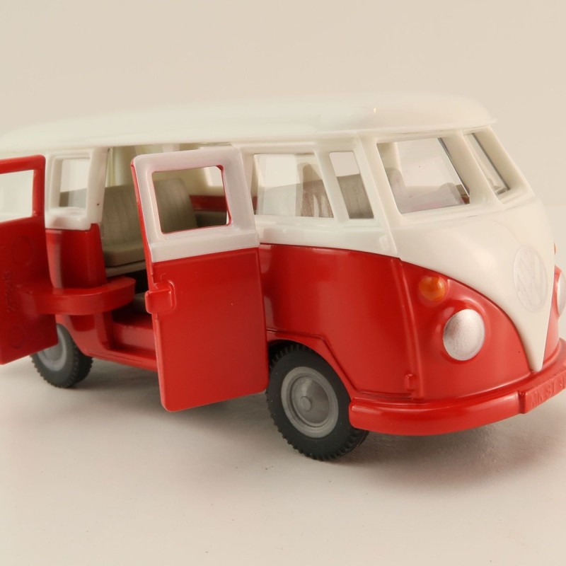Siku 2361 - Volkswagen VW T1 Transporter Bus White Red - Scale 1:50