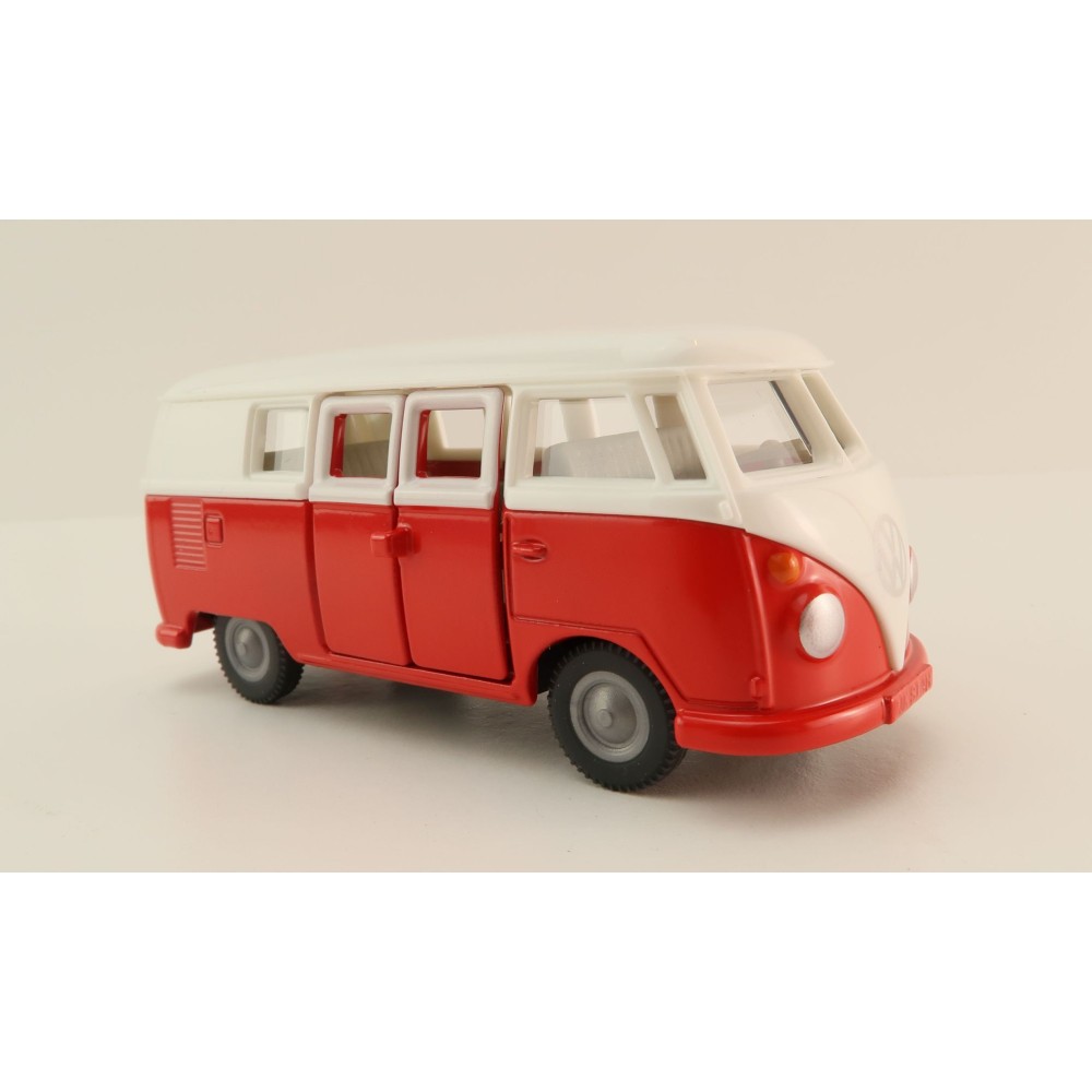 Siku 2361 - Volkswagen VW T1 Transporter Bus White Red - Scale 1:50