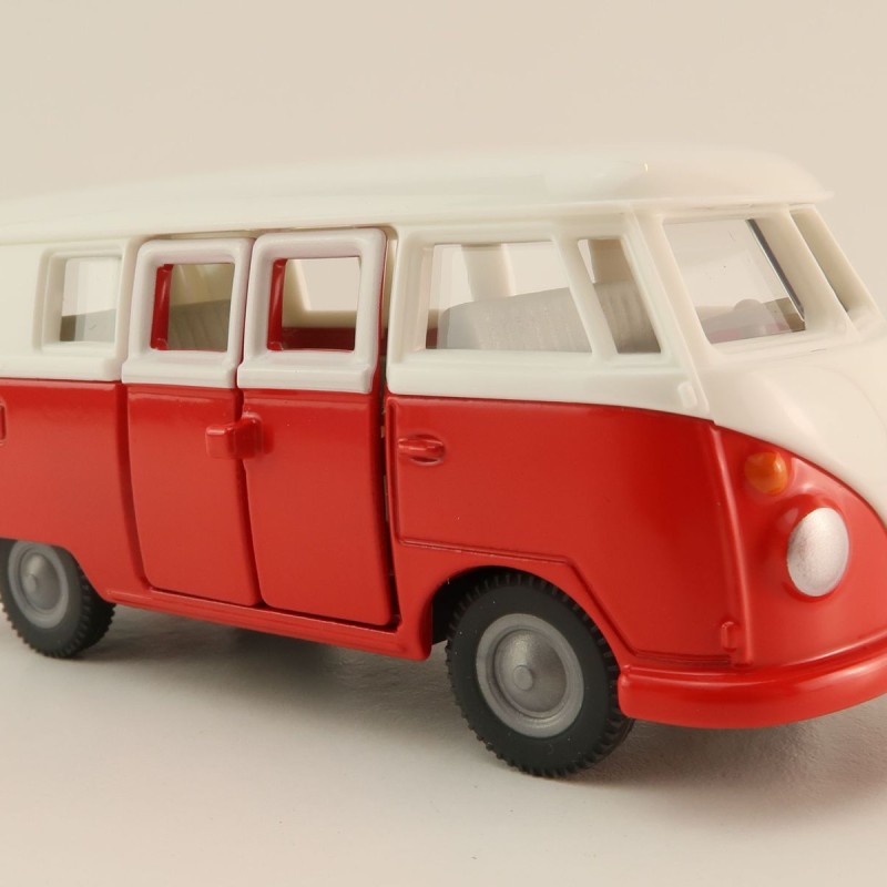 Siku 2361 - Volkswagen VW T1 Transporter Bus White Red - Scale 1:50
