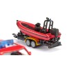 Siku 1608 - Land Drover Defender with Boat Fire Department - New 2025