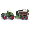 Siku 1645 - Fendt Tractor with Foresty Trailer with loading crane