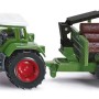 Siku 1645 - Fendt Tractor with Foresty Trailer with loading crane
