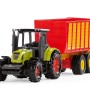 Siku 1650 - Claas Axion Tractor with Silage Trailer