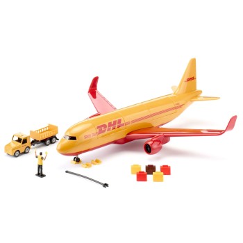 Siku 1702 - DHL Cargo Aircraft with Accessories