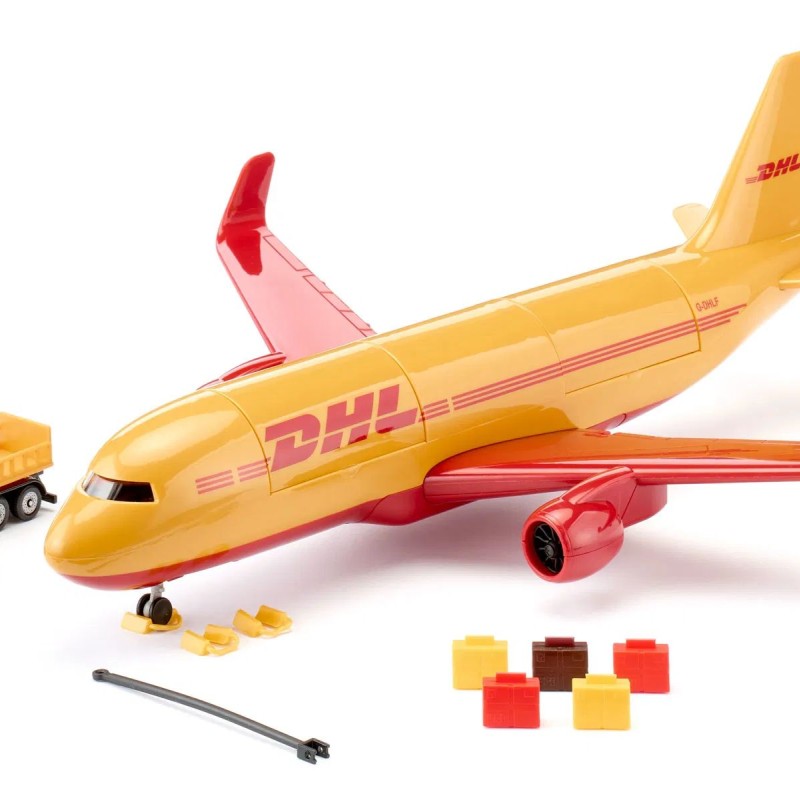 Siku 1702 - DHL Cargo Aircraft with Accessories