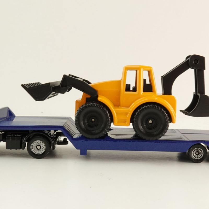 Siku 1761 - MAN TGX 18.580 Truck with Backhoe Loader - Scale 1:87 New 2025