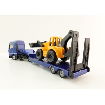 Siku 1761 - MAN TGX 18.580 Truck with Backhoe Loader - Scale 1:87 New 2025