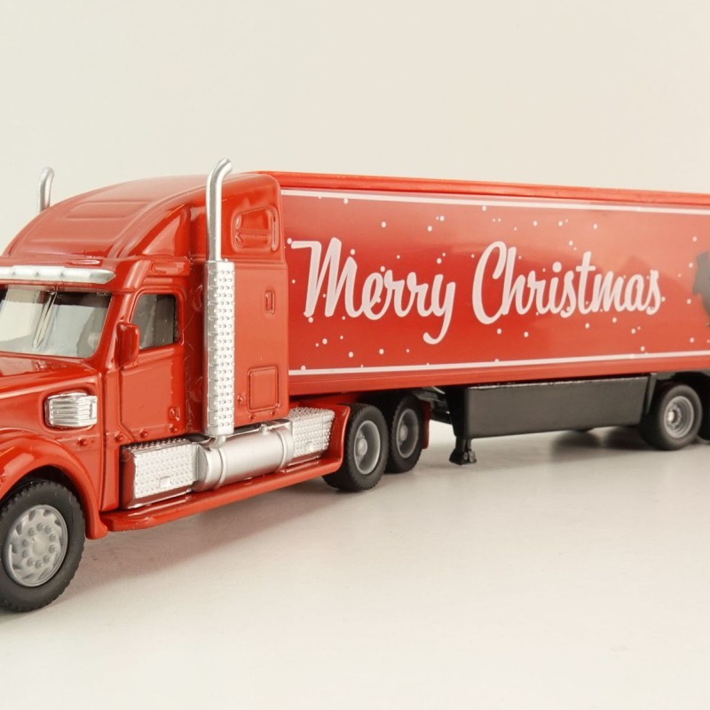 Siku 1788 - Freightliner 6x4 Truck with Box Trailer - Christmas Truck - Scale 1:87 New 2025