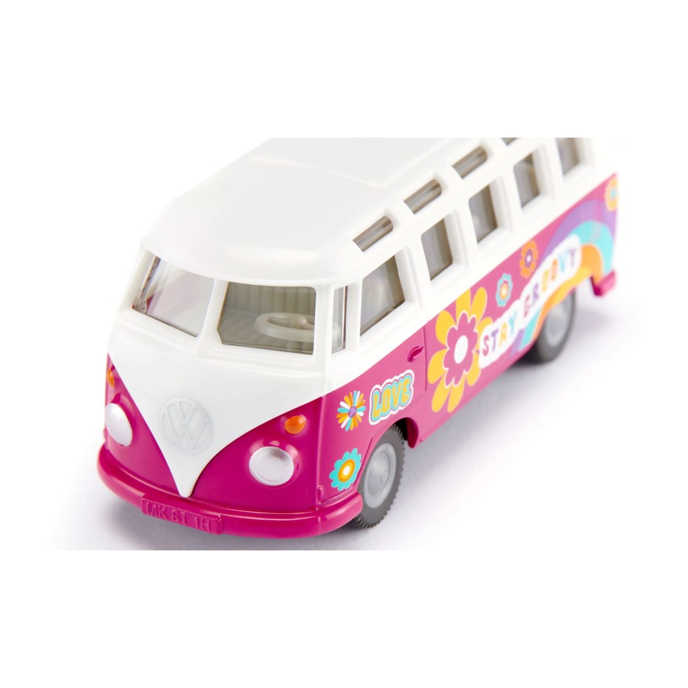 Siku 2354 - Volkswagen VW T1 Samba Panel Van Flower Power - Scale 1:50 New 2025