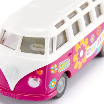 Siku 2354 - Volkswagen VW T1 Samba Panel Van Flower Power - Scale 1:50 New 2025