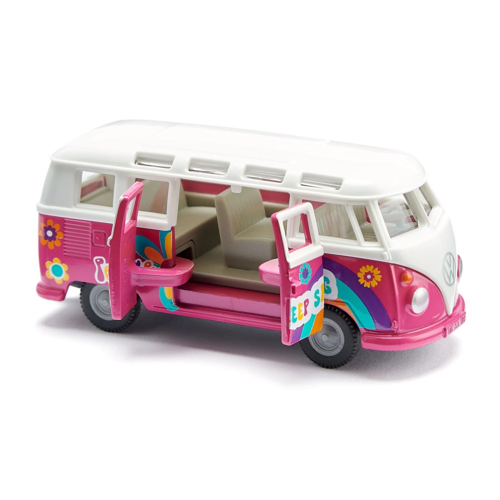 Siku 2354 - Volkswagen VW T1 Samba Panel Van Flower Power - Scale 1:50 New 2025