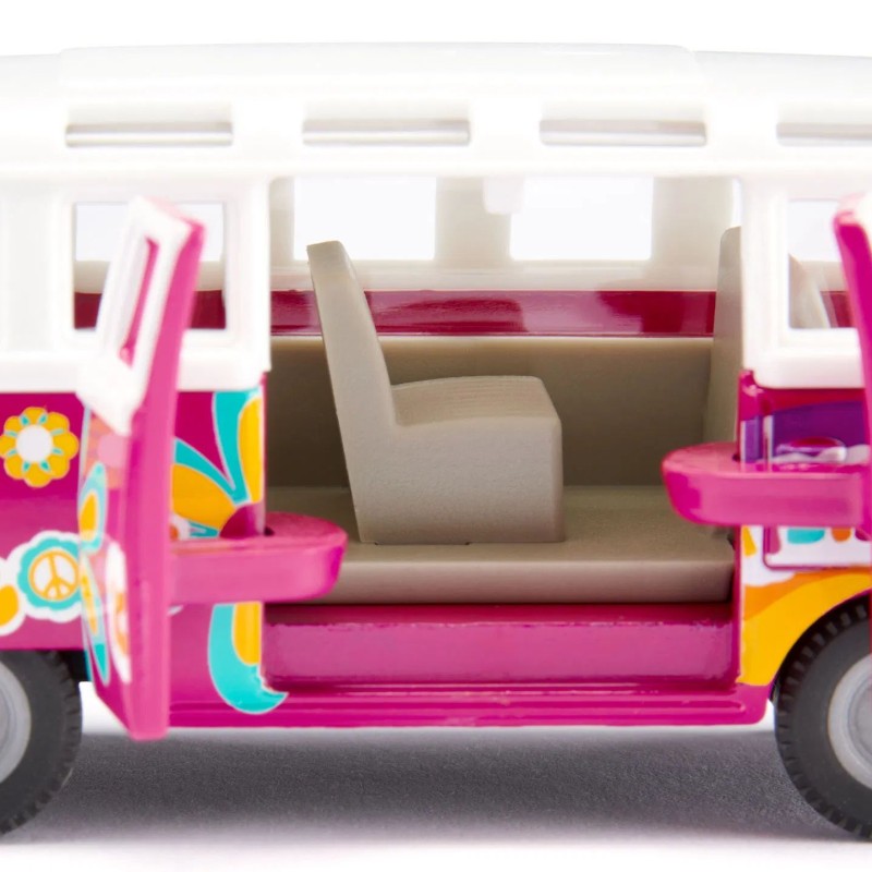 Siku 2354 - Volkswagen VW T1 Samba Panel Van Flower Power - Scale 1:50 New 2025