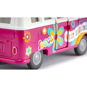 Siku 2364 - Volkswagen VW T1 Samba Panel Van Flower Power - Scale 1:50 New 2025