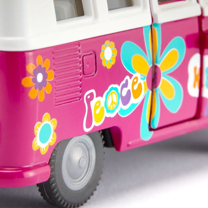 Siku 2354 - Volkswagen VW T1 Samba Panel Van Flower Power - Scale 1:50 New 2025