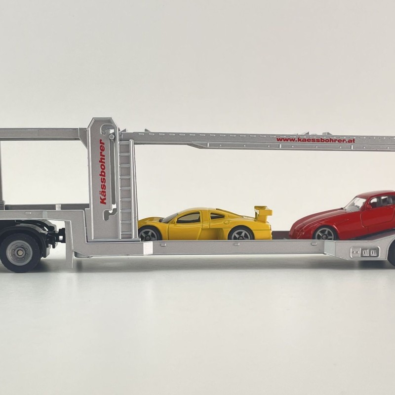 Siku 3944 - MAN TGX Truck 4x2 with Kaessbohrer Car Transporter Trailer New 2025 - 1:50 Scale