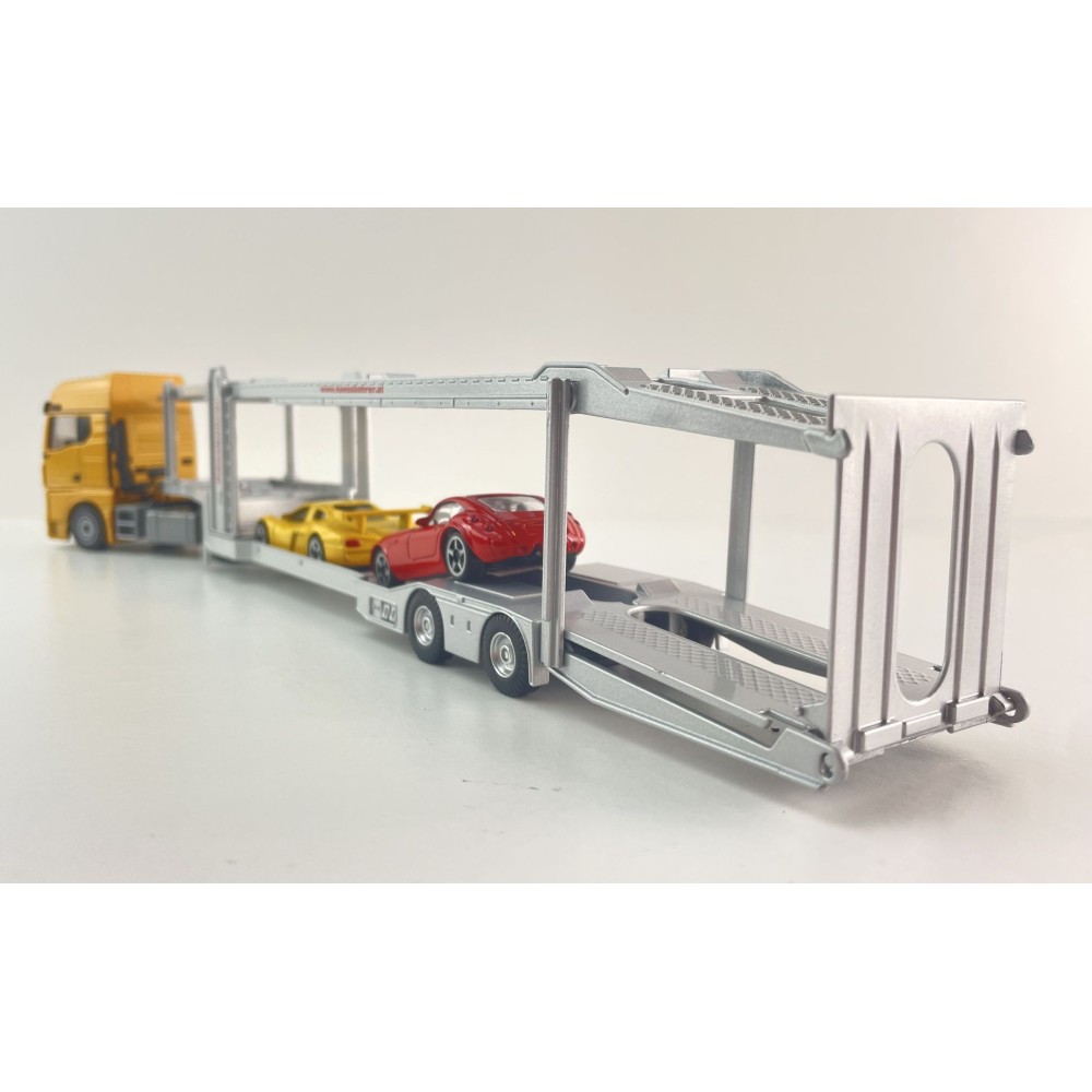 Siku 3944 - MAN TGX Truck 4x2 with Kaessbohrer Car Transporter Trailer New 2025 - 1:50 Scale