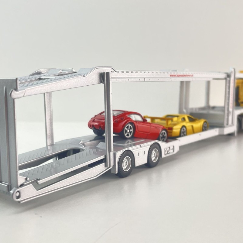 Siku 3944 - MAN TGX Truck 4x2 with Kaessbohrer Car Transporter Trailer New 2025 - 1:50 Scale