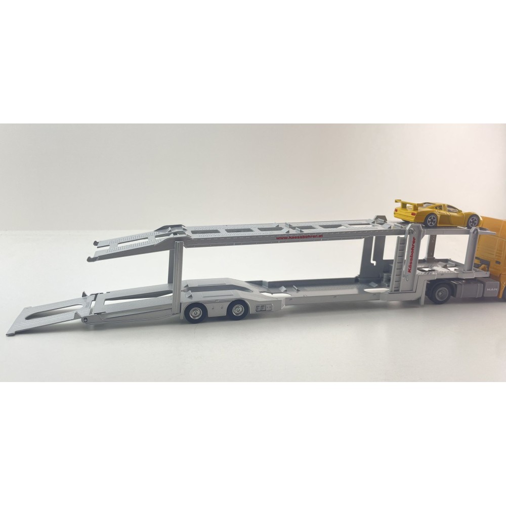 Siku 3944 - MAN TGX Truck 4x2 with Kaessbohrer Car Transporter Trailer New 2025 - 1:50 Scale
