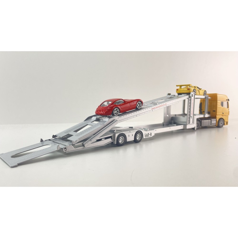 Siku 3944 - MAN TGX Truck 4x2 with Kaessbohrer Car Transporter Trailer New 2025 - 1:50 Scale
