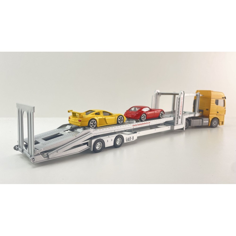 Siku 3944 - MAN TGX Truck 4x2 with Kaessbohrer Car Transporter Trailer New 2025 - 1:50 Scale