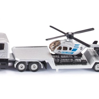 Siku 1610 - Scania Low Loader with Police Helicopter