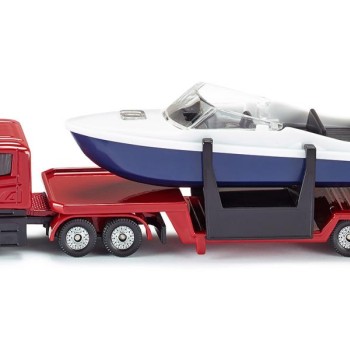 Siku 1613 - Scania Low Loader with Speed Boat
