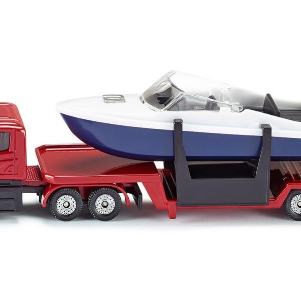 Siku 1613 - Scania Low Loader with Speed Boat