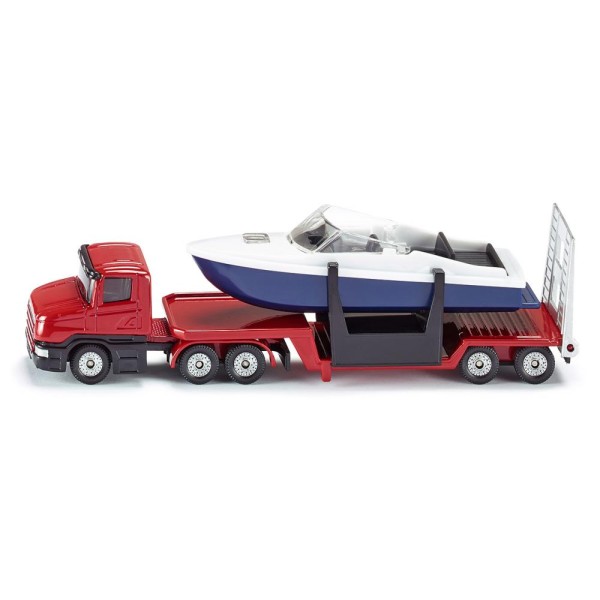 Siku 1613 - Scania Low Loader with Speed Boat