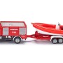 Siku 1636 - Mercedes Benz Unimog Fire Engine with Boat