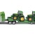 Siku 1837 - US Truck with Low Loader with 2 x John Deere 6820 Tractors - Scale 1:87