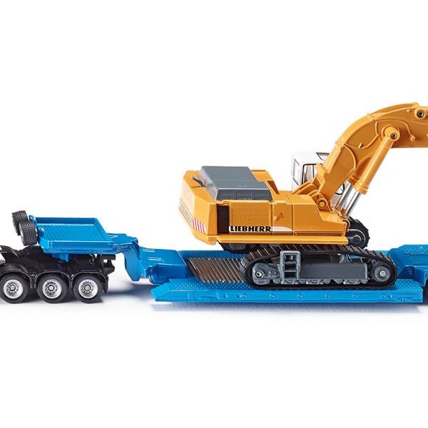 Siku 1847 - MAN TG-A Heavy Haulage Transporter with Liebherr 974 Excavator -  Scale 1:87
