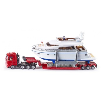 Siku 1849 - MAN TGA Heavy Herlage Transporter With Drettmann Yacht -  Scale 1:87