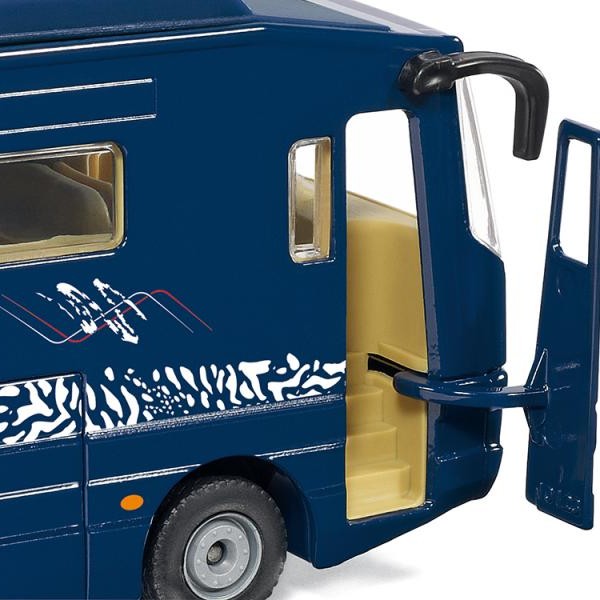 Siku 1943 - Volkner Mobil Performance Motor home Campervan Bus with Wiesmann Roadster MF5 - Scale 1:50 