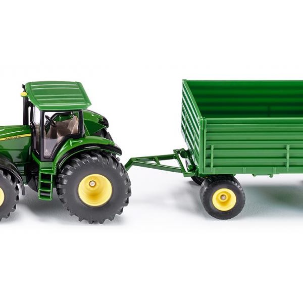 Siku 1953 - John Deere 8430 Tractor with Trailer - Scale  1:50