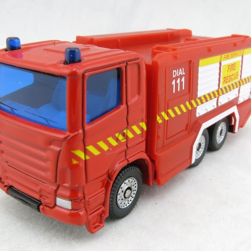 Siku 1591 NZ - Scania Fire Department Water Cannon Truck New Zealand