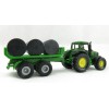Siku 1632 - John Deere 7530 Tractor with Bale Trailer - Scale 1:72 - New Item 2022