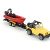 Siku 1658 - Jeep Wrangler with Boat - Scale 1:55