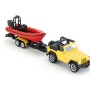 Siku 1658 - Jeep Wrangler with Boat - Scale 1:55