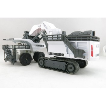 Siku 1798 + 1807 Liebherr Liebherr R 9800 Mining Excavator & Mining Set T264 Mining Truck - Scale 1:87