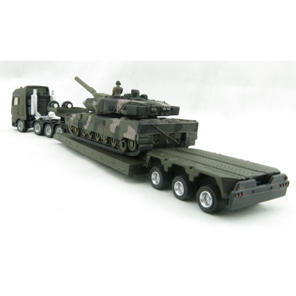 Siku 1872 - MAN Heavy Haulage Transporter Leopard 2 Tank - Scale 1:87