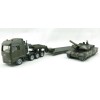 Siku 1872 - MAN Heavy Haulage Transporter Leopard 2 Tank - Scale 1:87