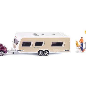 Siku 2542 - Porsche Macan Car with Caravan -  Scale 1:55