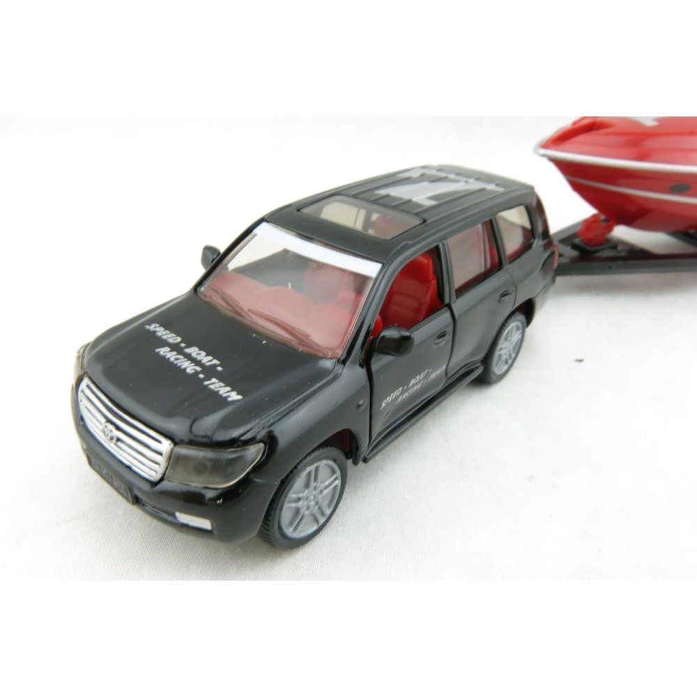 Siku 2543 -  Toyota Landcruiser with performance marine Motor boat - Scale 1:55