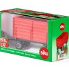 Siku 2898 Double Axle Trailer Red Scale 1:32